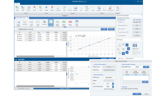 Software Espectrofotometría - OPTIZEN View